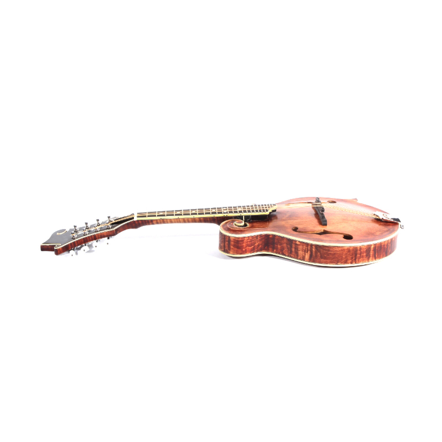 Afanti All Solid Wood One Piece Flamed Maple Back Mandolin Musical Instruments