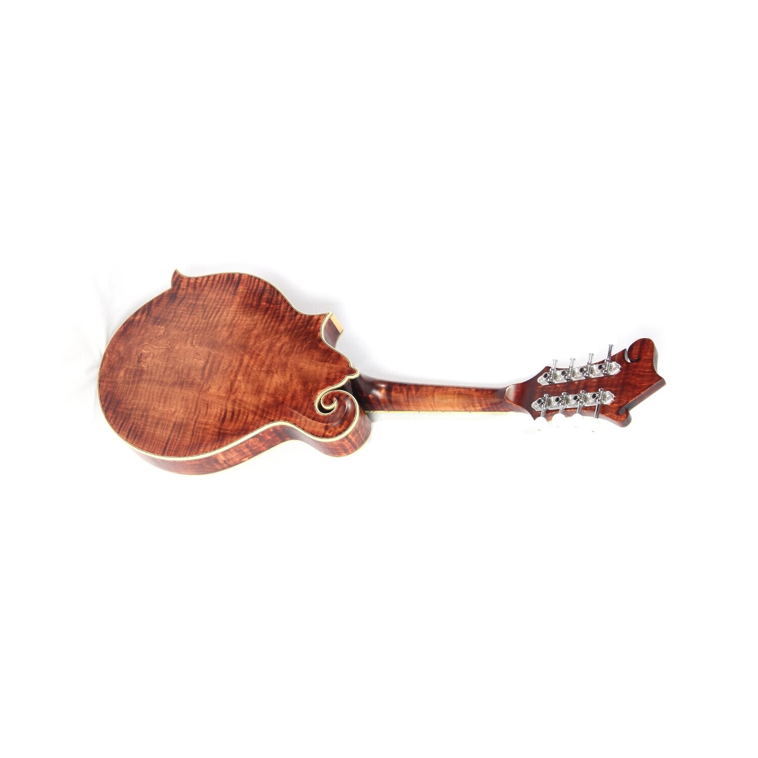 Afanti All Solid Wood One Piece Flamed Maple Back Mandolin Musical Instruments