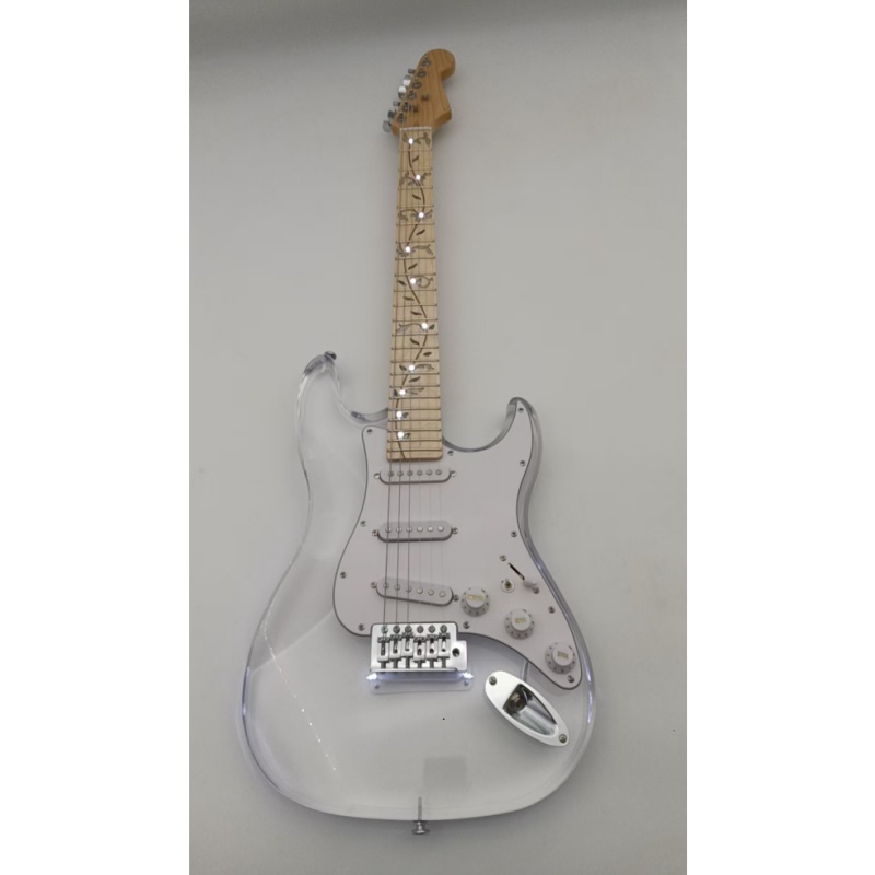Afanti ST Model Maple Neck Acrylic LED Light Electric Guitar Afanti ST Model Maple Neck Acrylic LED Light Electric Guitar
