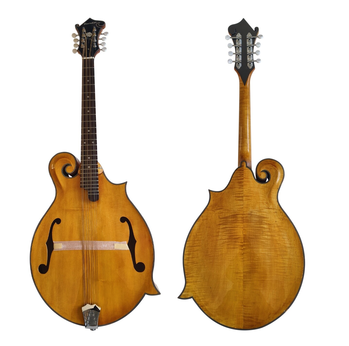 Afanti All Solid wood Flamed Back and side F hole F Style Octave Mandolin guitar