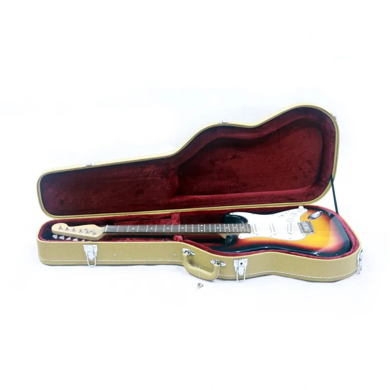 Gun-Shaped Yellow Color Electric Guitar Case
