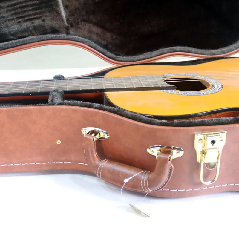 39'' Classical Guitars Brown Color Hard case