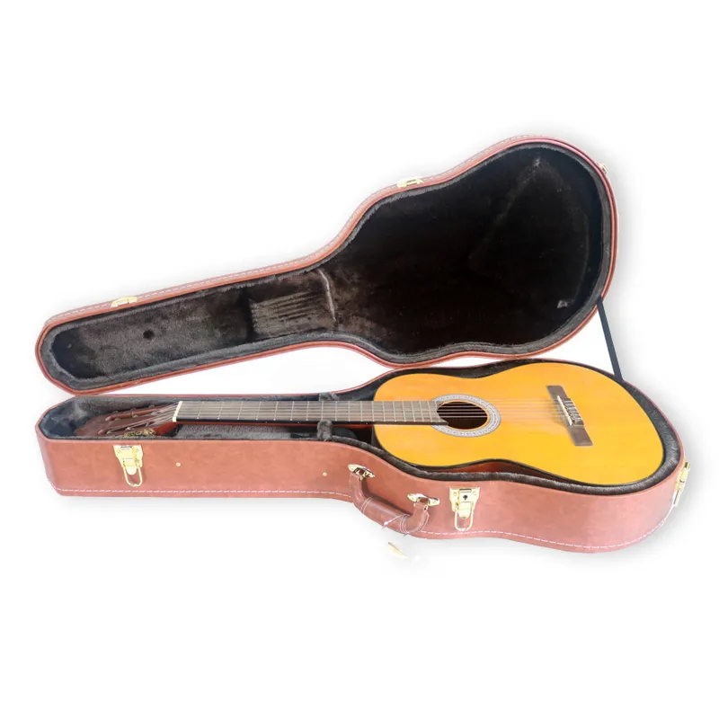 39'' Classical Guitars Brown Color Hard case