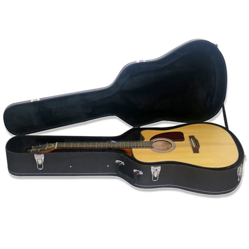 41'' Black Lychee pattern Acoustic Guitar Hard Case
