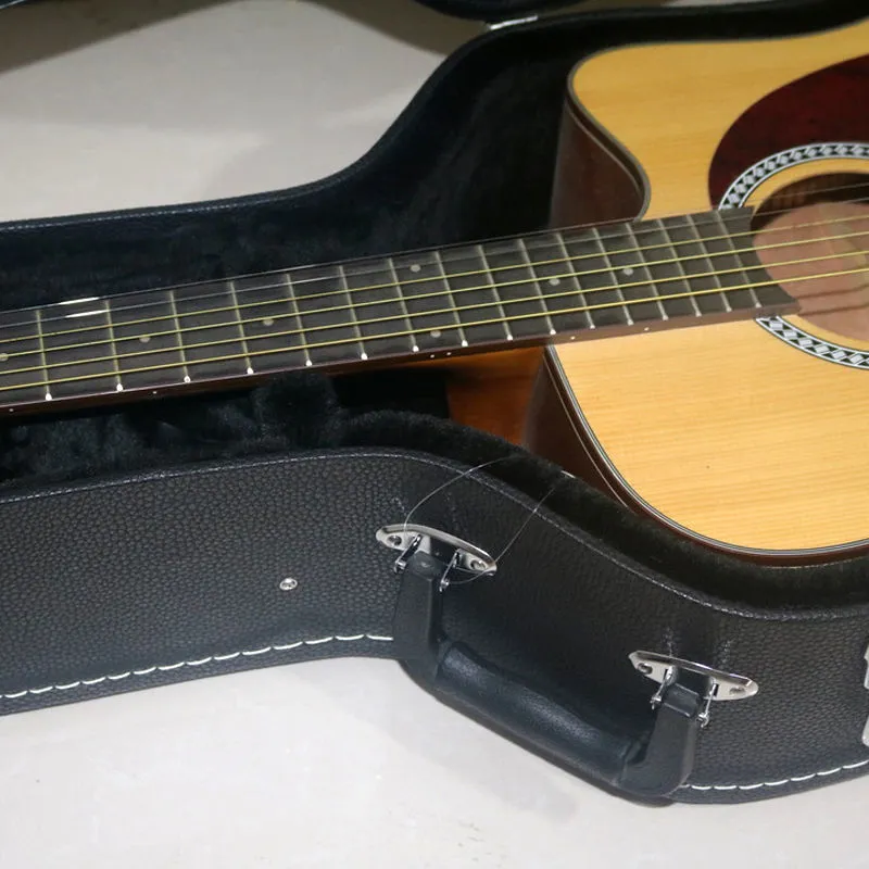 41'' Black Lychee pattern Acoustic Guitar Hard Case