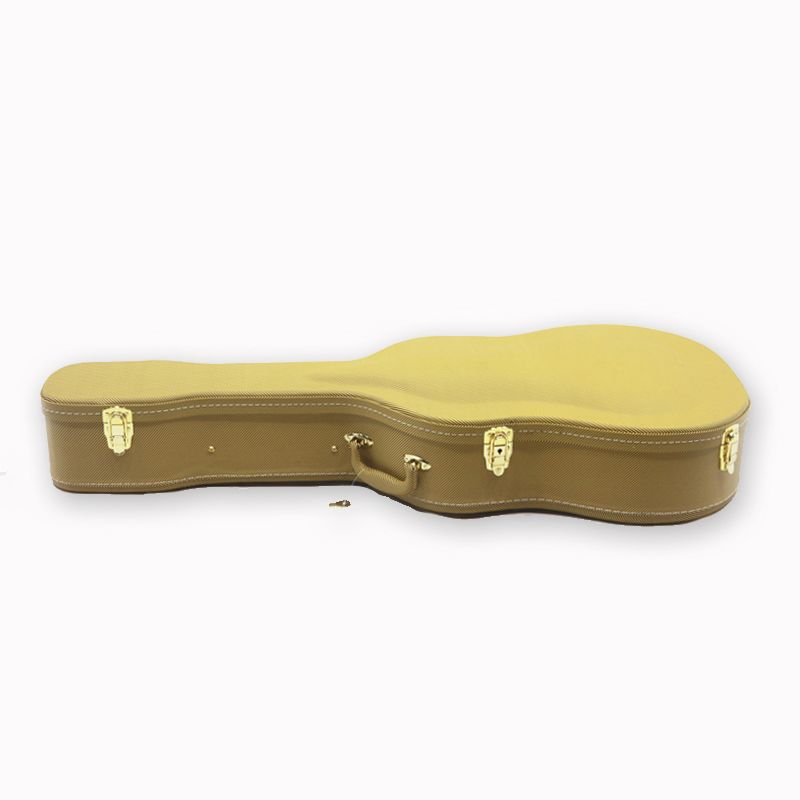 41'' Yellow Color Contoured Acoustic Guitar Hard Case