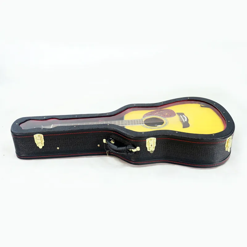 41'' Black Color Transparent Acoustic Guitar Hard Case