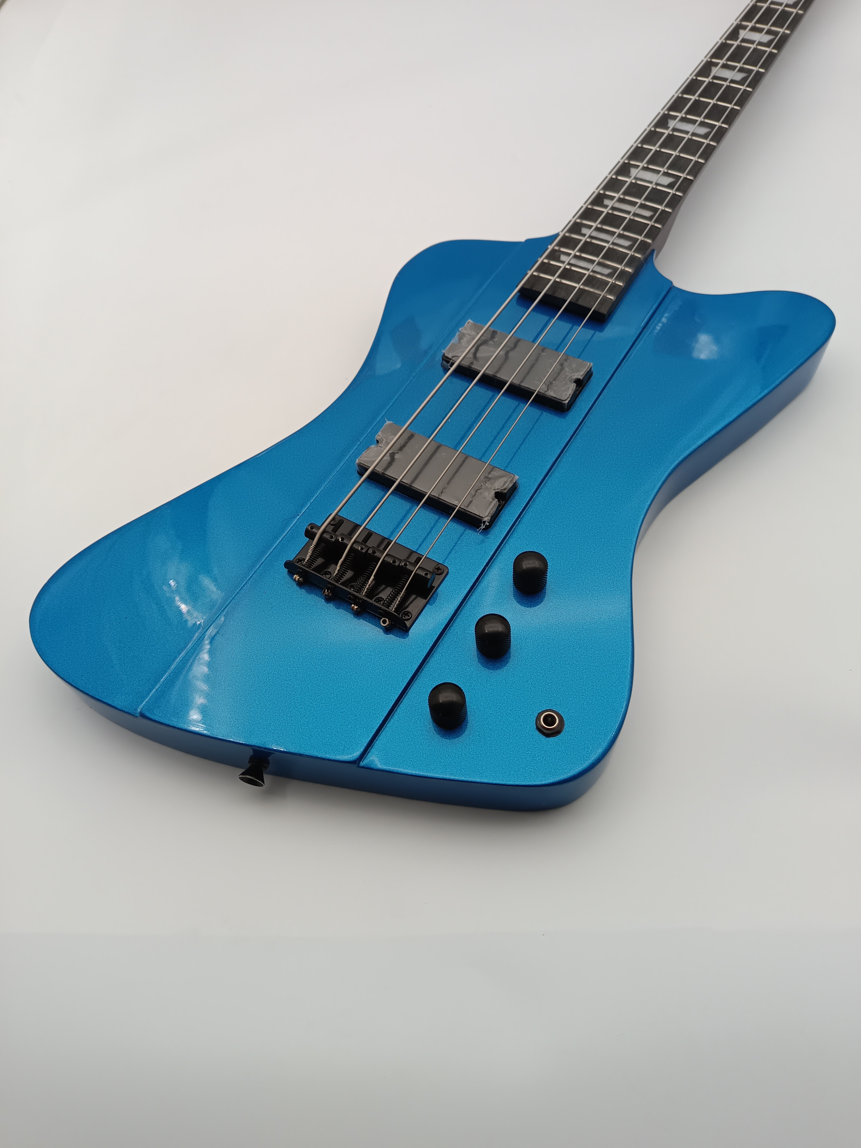 Afanti 4 String Blue Color Electric Bass Guitar 