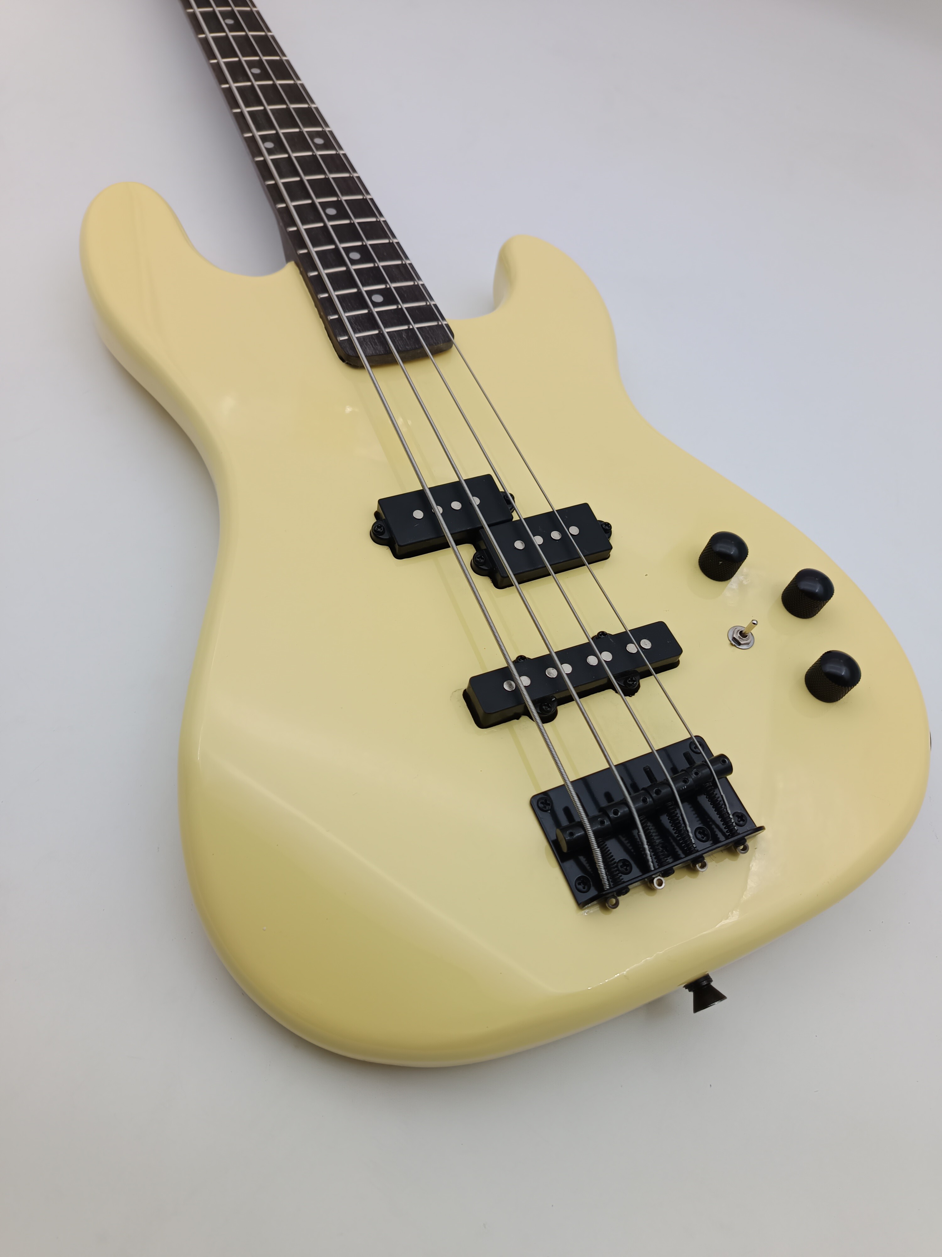 Afanti 4 String Yellow Color Electric P Bass Guitar