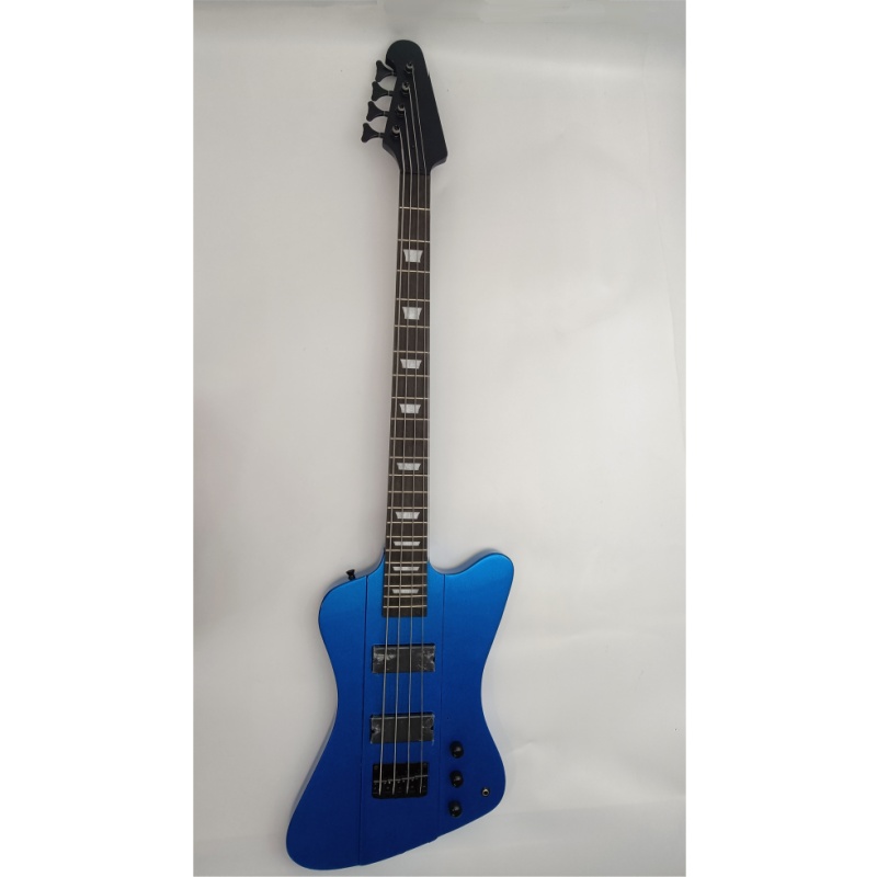 Afanti 4 String Blue Color Electric Bass Guitar 