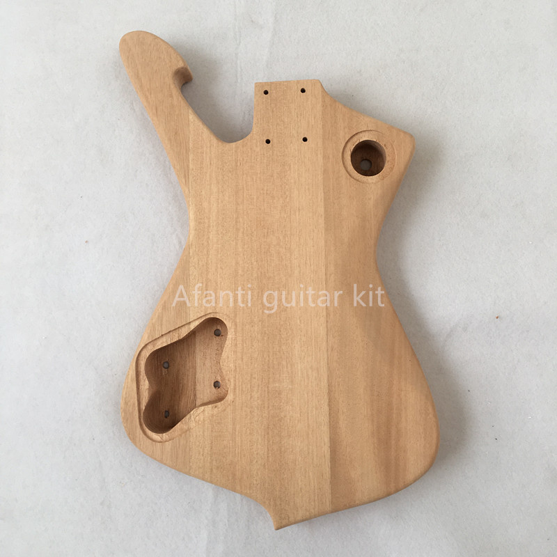 Afanti Build Your Own Solid Body Ebony Fingerboard DIY Electric Guitar Kit
