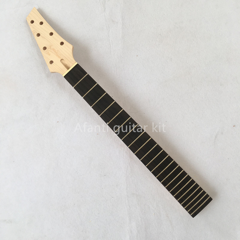 Afanti Build Your Own Solid Body Ebony Fingerboard DIY Electric Guitar Kit