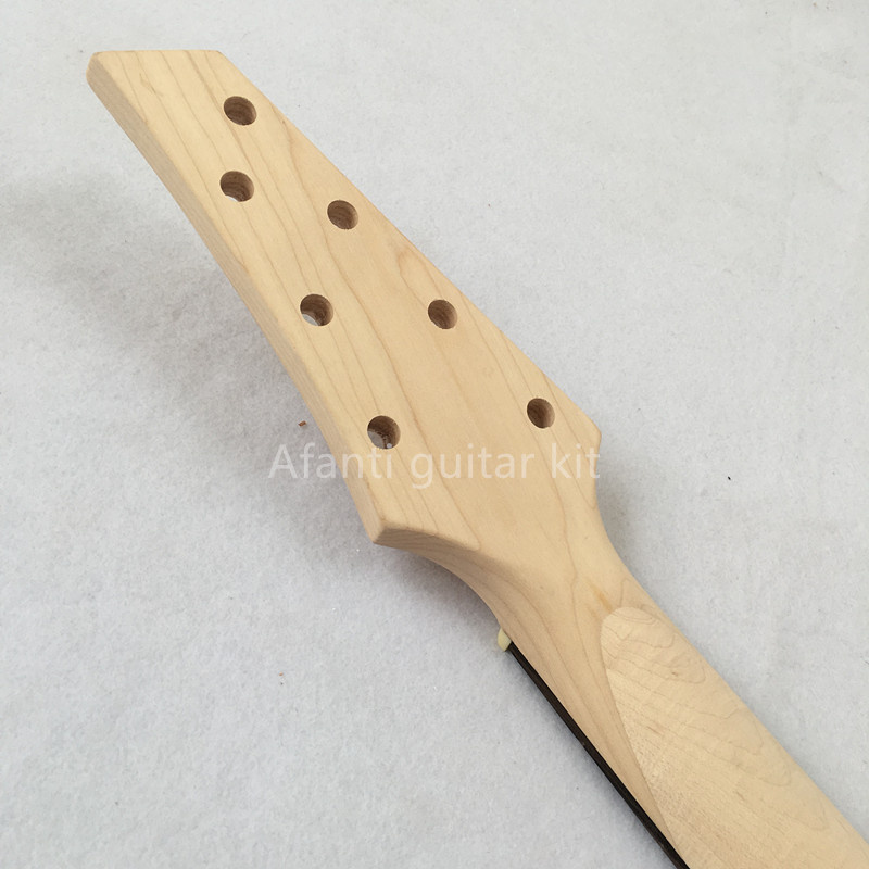 Afanti Build Your Own Solid Body Ebony Fingerboard DIY Electric Guitar Kit