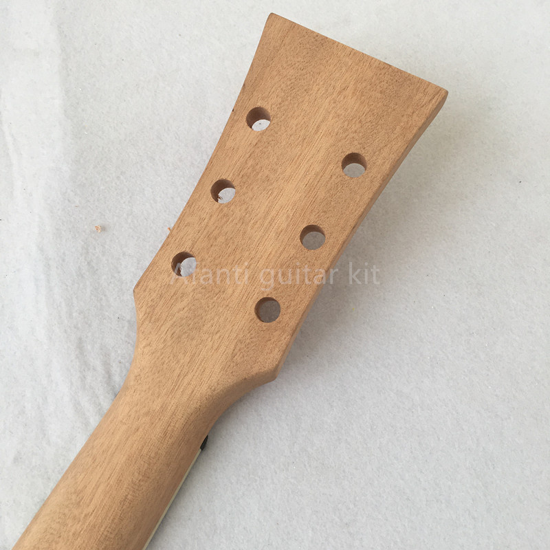 Afanti Unfinished Mahogany Body Tom Bridge DIY Electric Guitar Kit