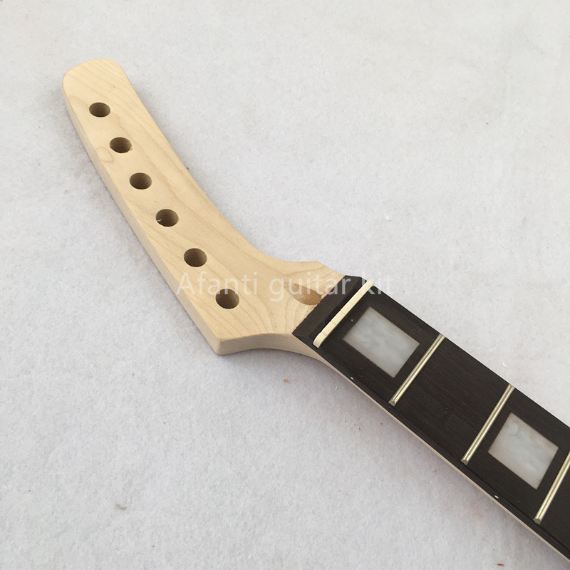 Afanti Unfinished Alder Body Tremolo Bridge DIY Electric Guitar Kit