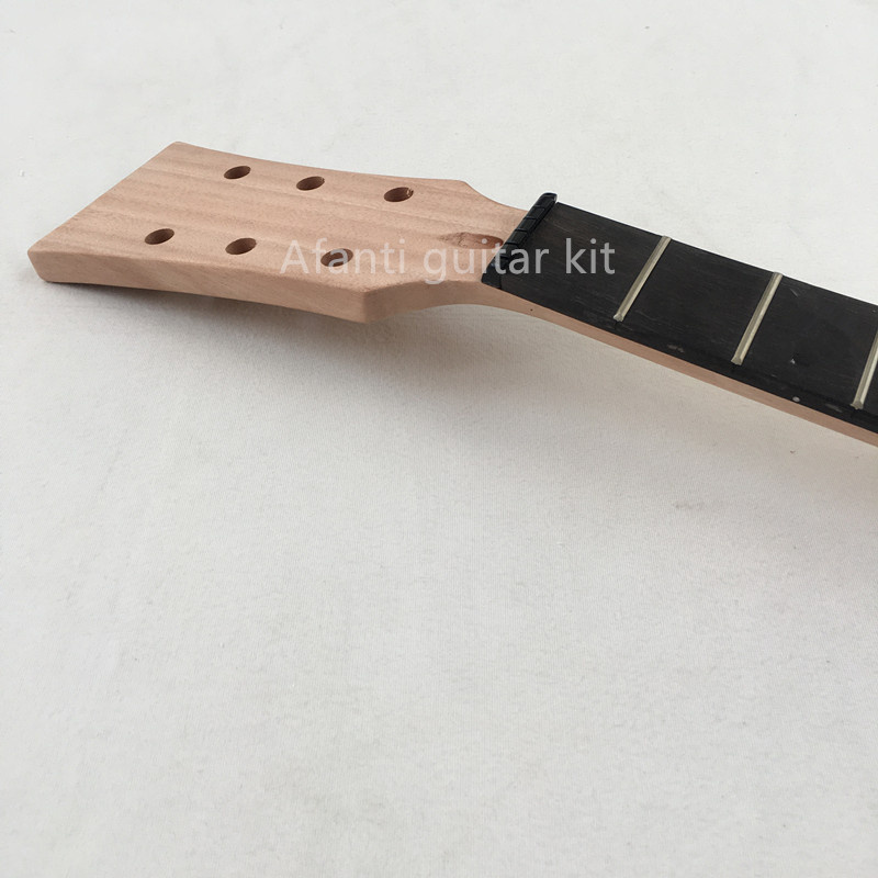 Afanti Unfinished Mahogany Body with Ash Veneer DIY Electric Guitar Kit