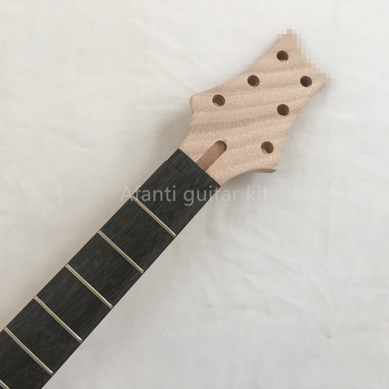 Afanti Mahogany Body with Ash Veneer Left Handed DIY Electric Guitar Kit