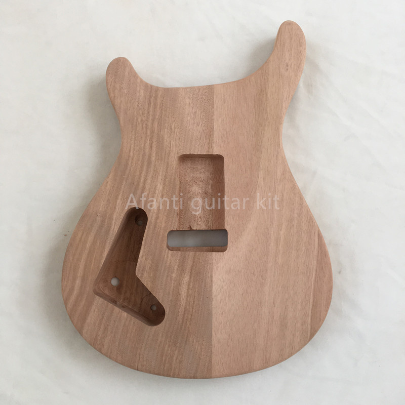 Afanti Mahogany Body with Ash Veneer Left Handed DIY Electric Guitar Kit