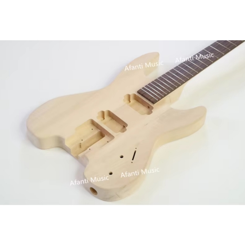 Afanti Basswood Body Maple Neck DIY Headless Electric Guitar Kit