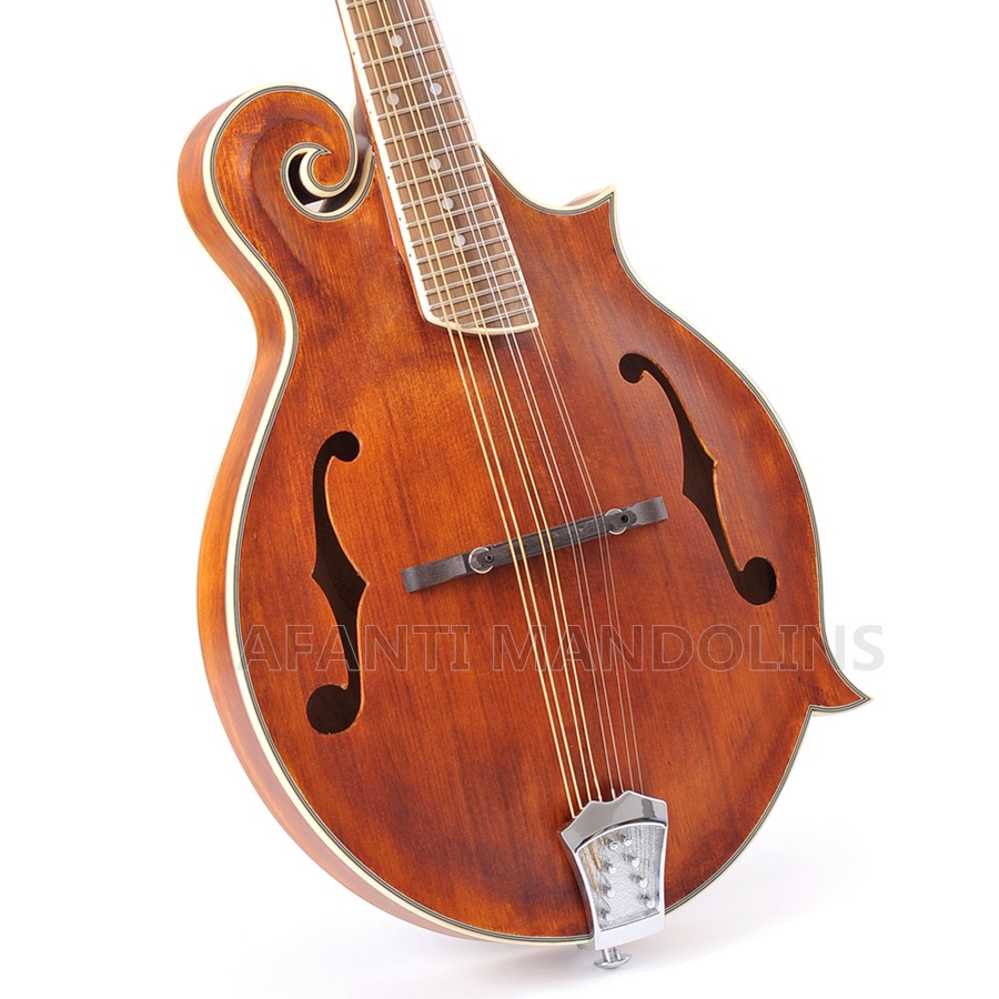 Afanti Solid Sprue Top Maple Back F Style Mandolin