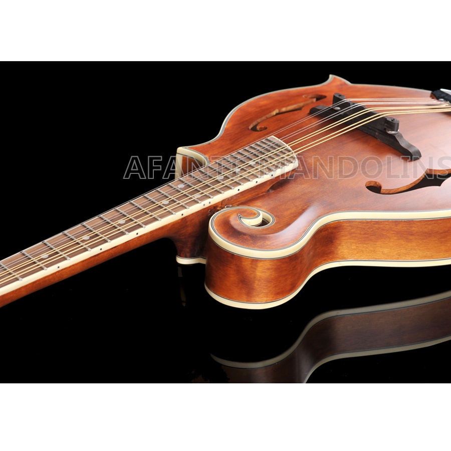 Afanti Solid Sprue Top Maple Back F Style Mandolin