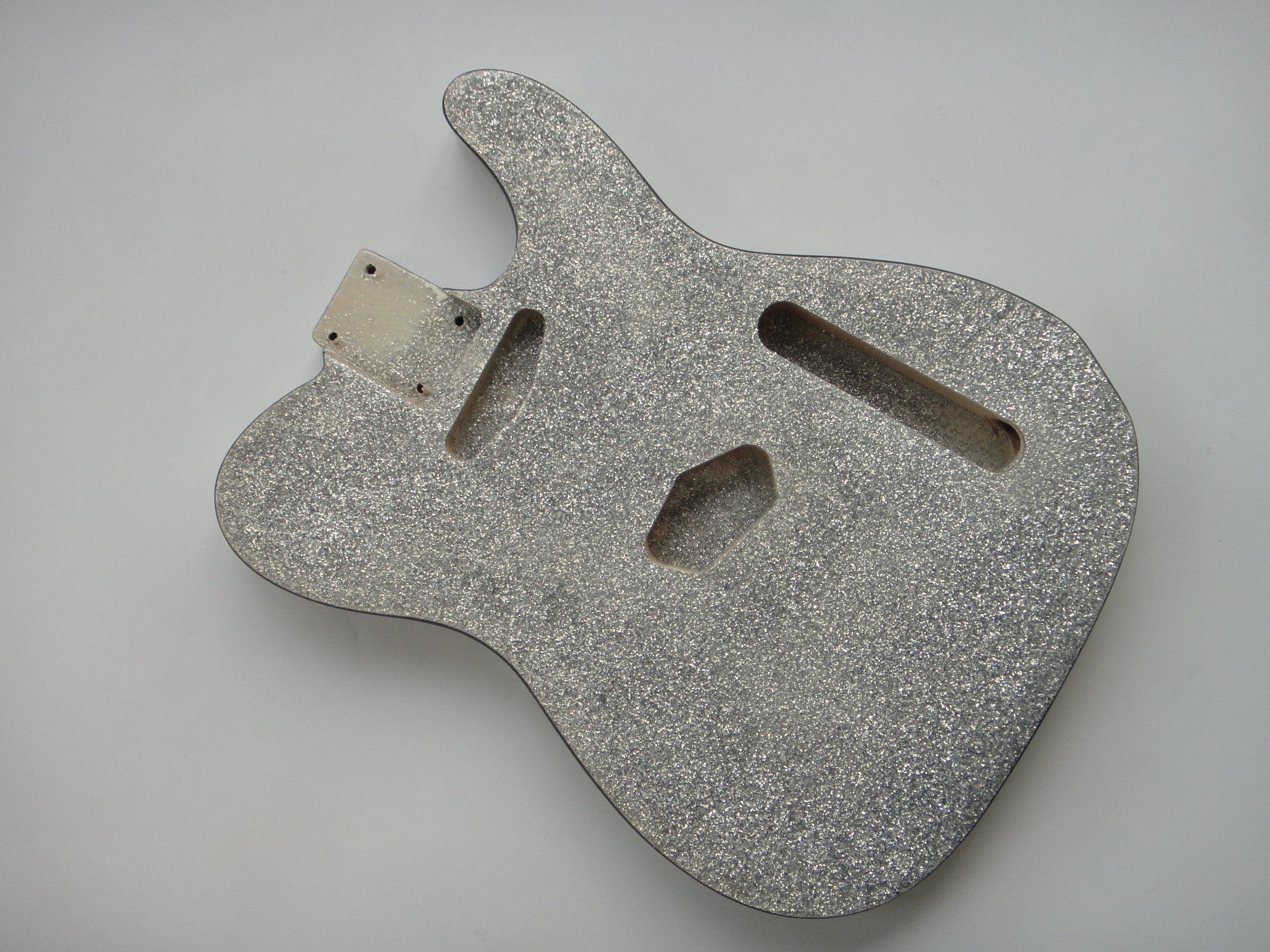Afanti Silver Metal Flake Color Ash Wood Tl Guitar Body