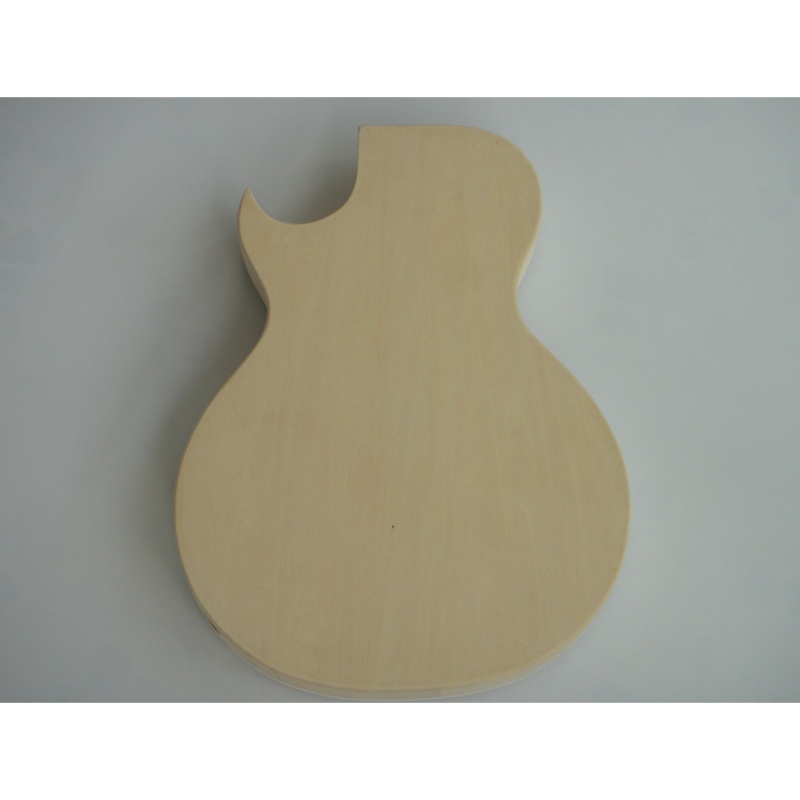 Afanti Customized Semi-Hollow Body Hh Pickup Flamed Maple DIY Electric Guitar Kit