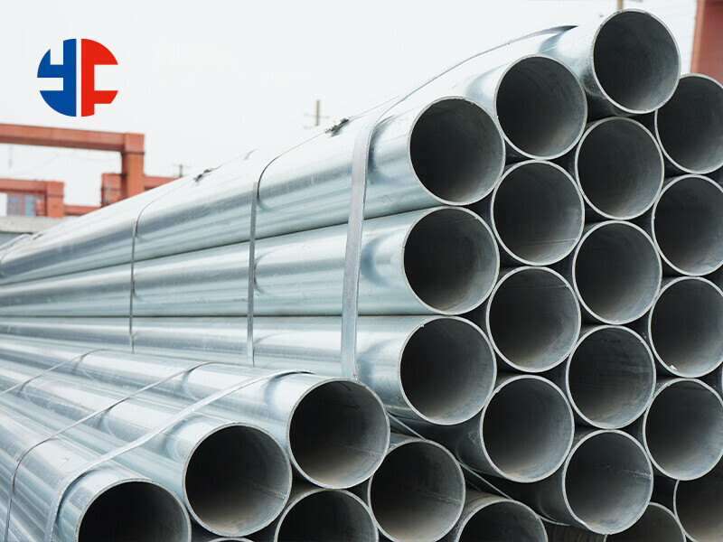 Round Galvanized Water Pipe With Thread Galvanized Steel Pipe Galvanized Steel Tube 