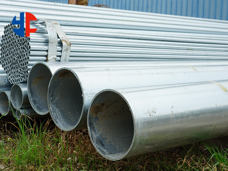 galvanized steel pipe Z40 Z80 Z150 hot rolled seamless steel pipe for scaffold
