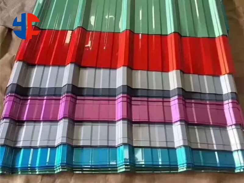 Zinc rolled Color coated 22 Gauge Corrugated Gi Galvanized Steel Roofing Sheet