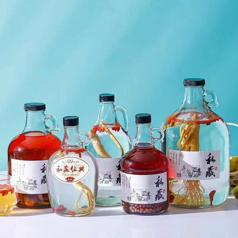 Mini small bottles liquor glass bottle