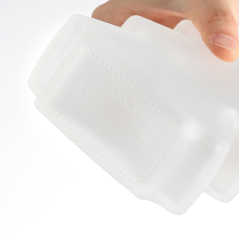 500ml Frosted glass bottle with cork