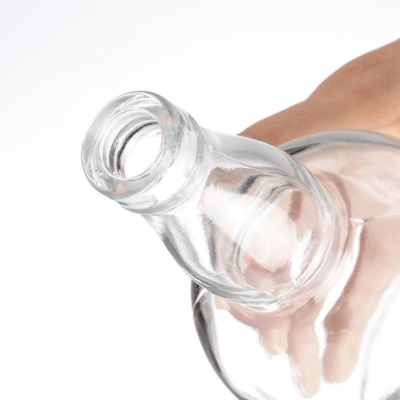 750ml glass empty  whiskey bottle