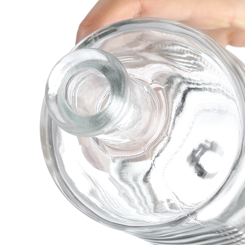 Round bottle with extended mouth