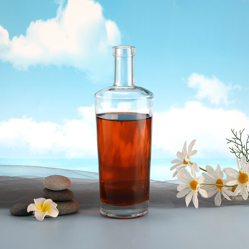 Whisky bottle with slightly wide shoulder