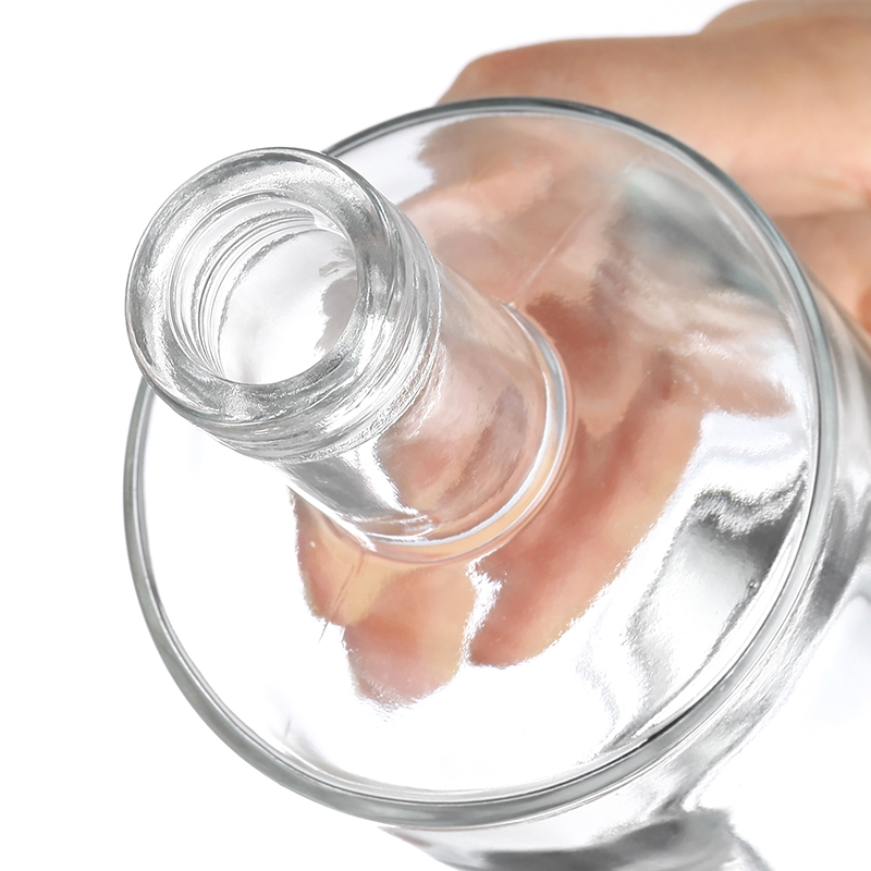 Whisky bottle with slightly wide shoulder