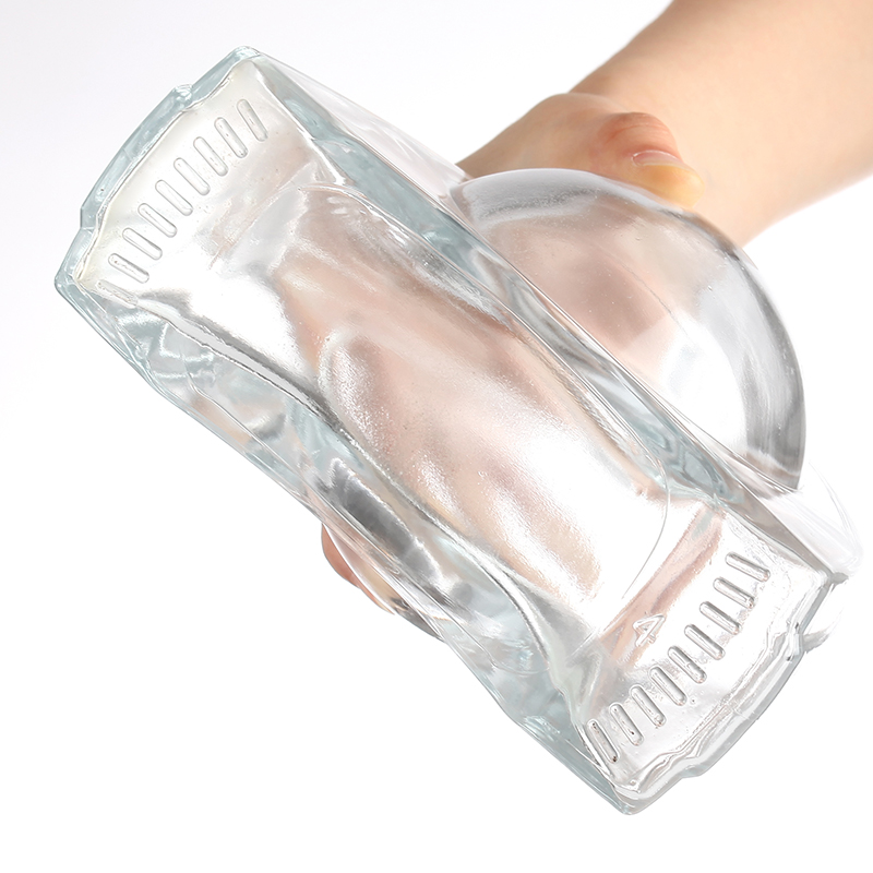 Special shape glass liquor bottle for xo brandy