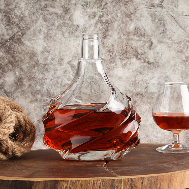 Fancy Glass Bottles For Alcohol