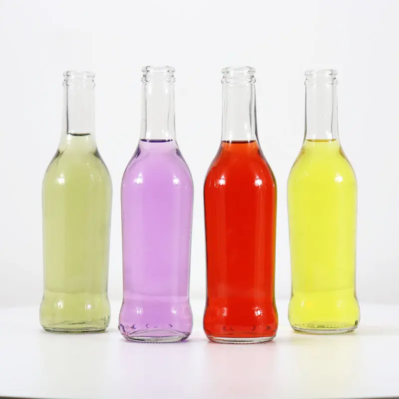 Factory price 8oz 12oz beverage juice tea Coffee glass bottle