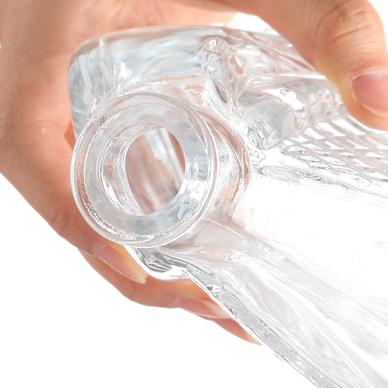 500ML sailboat shaped glass bottle