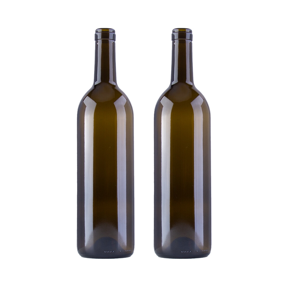 750ml Bordeaux red wine bottle