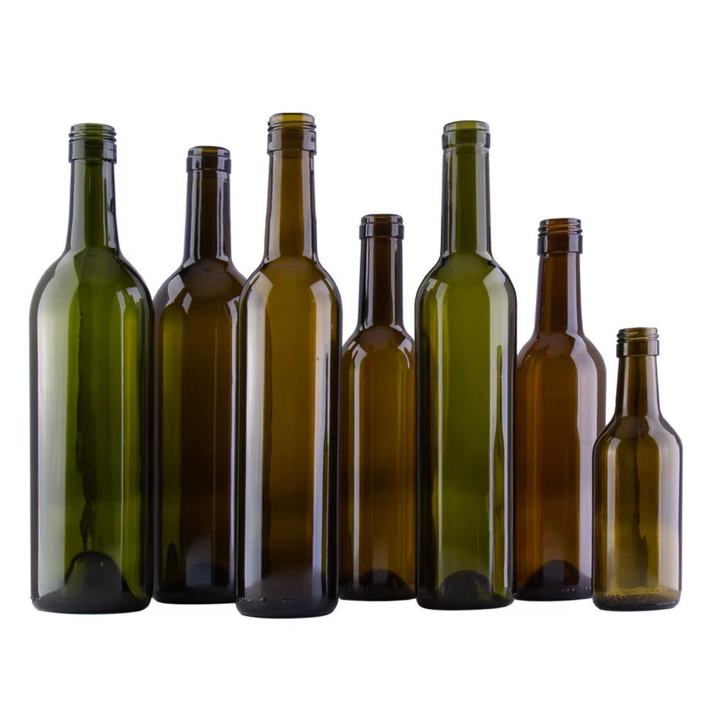 750ml Bordeaux red wine bottle