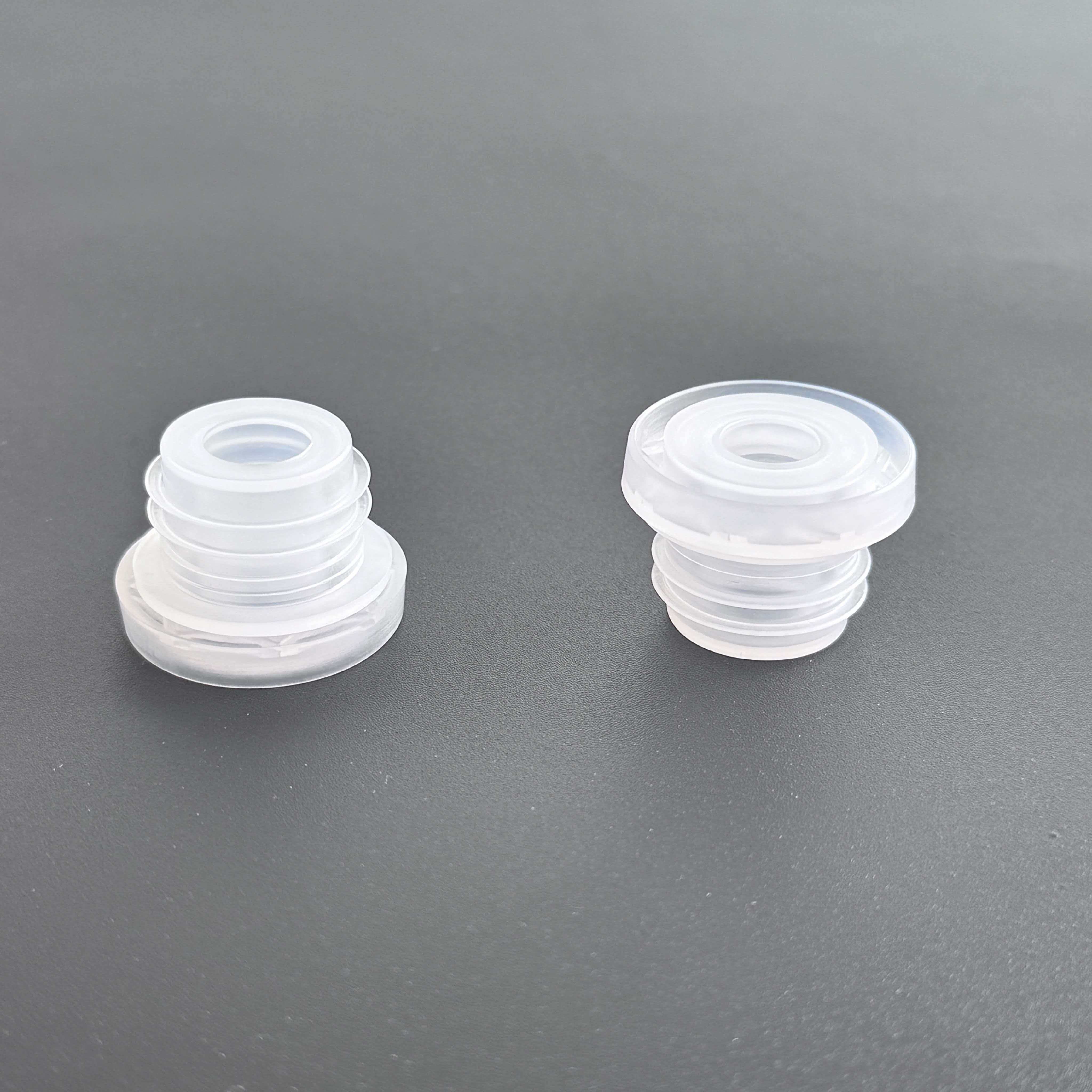 Clear Round Plastic Insert Plug 