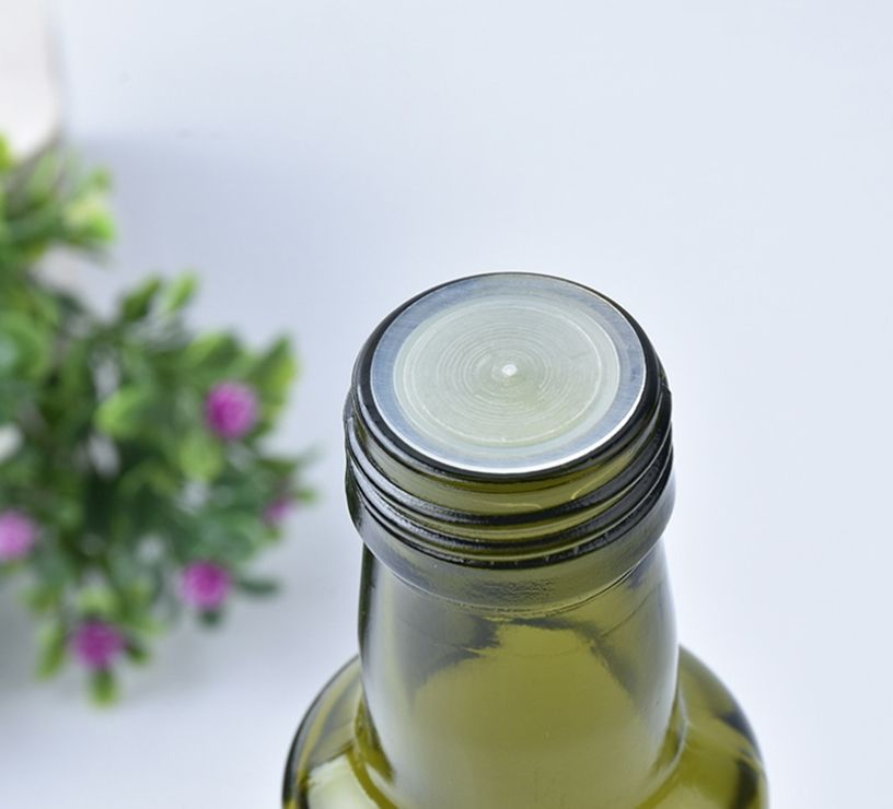 200 500 750 1000ml Round Square Green Olive Oil Glass Bottle