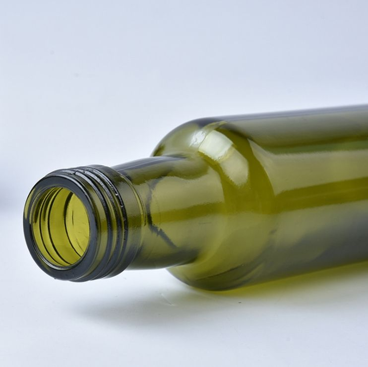 200 500 750 1000ml Round Square Green Olive Oil Glass Bottle