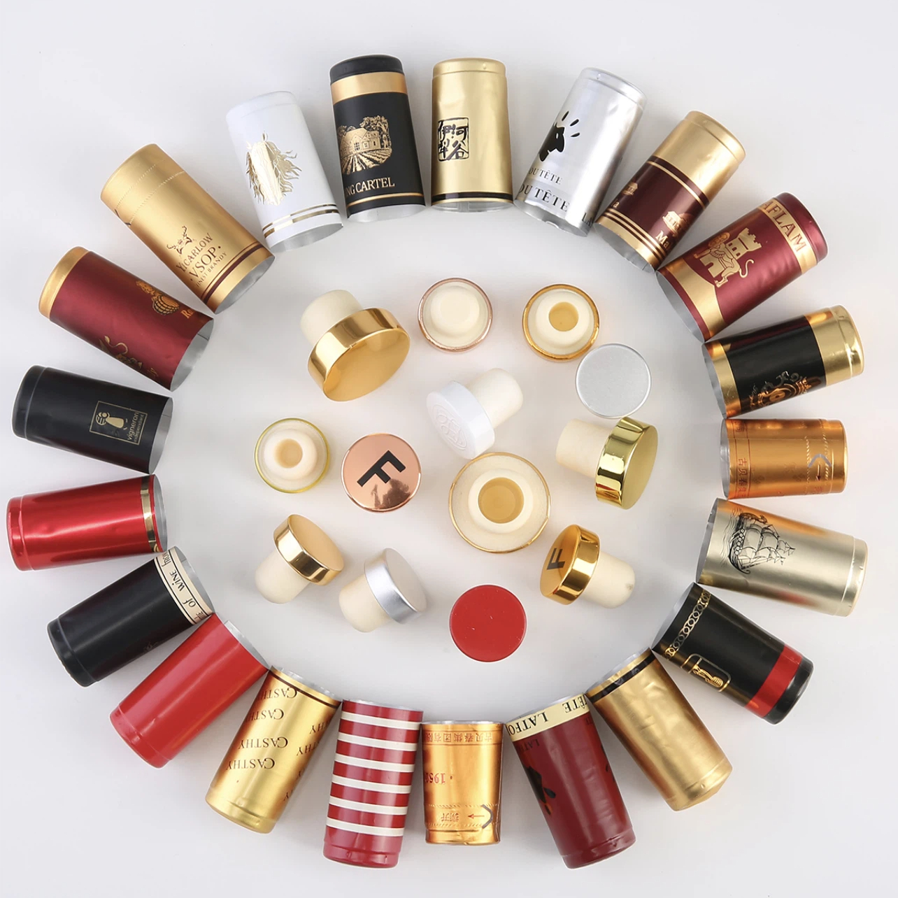 Custom Pattern T-Shaped Cork Stopper 