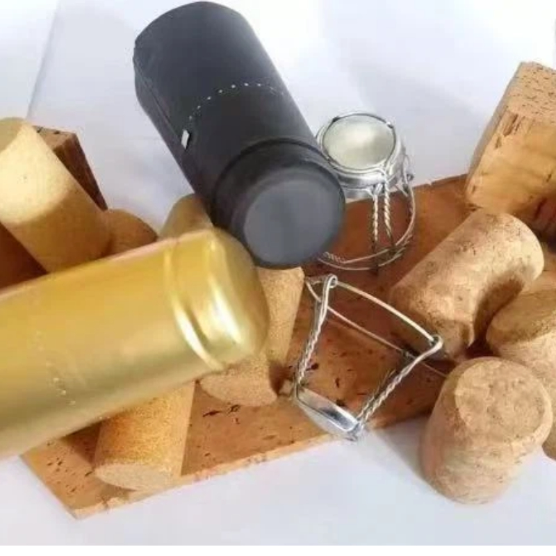 Synthetic Cork Champagne Wire Cage for Glass Bottle
