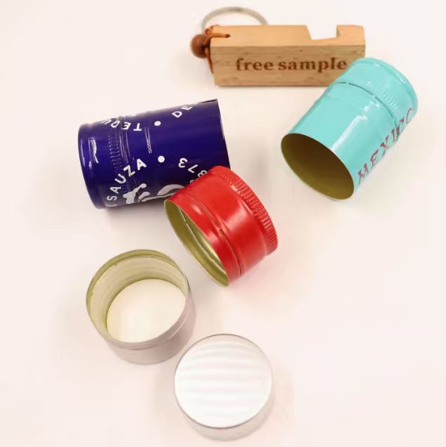 18mm 24mm 28mm 30mm Thread Aluminum Inner PVC Metal Ropp Cap