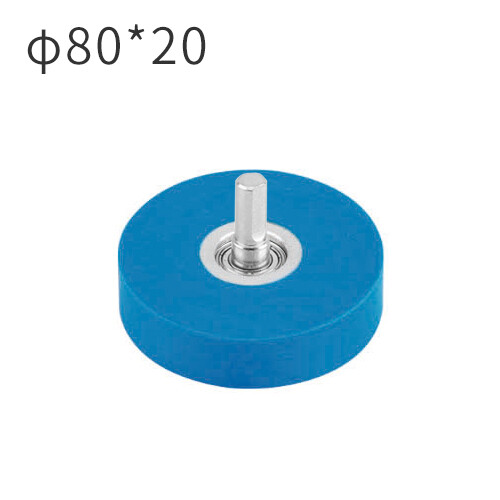 Mingde fabrication de machines Roue en silicone 80*20MM avec goupille pour machine d'emballage de profilés