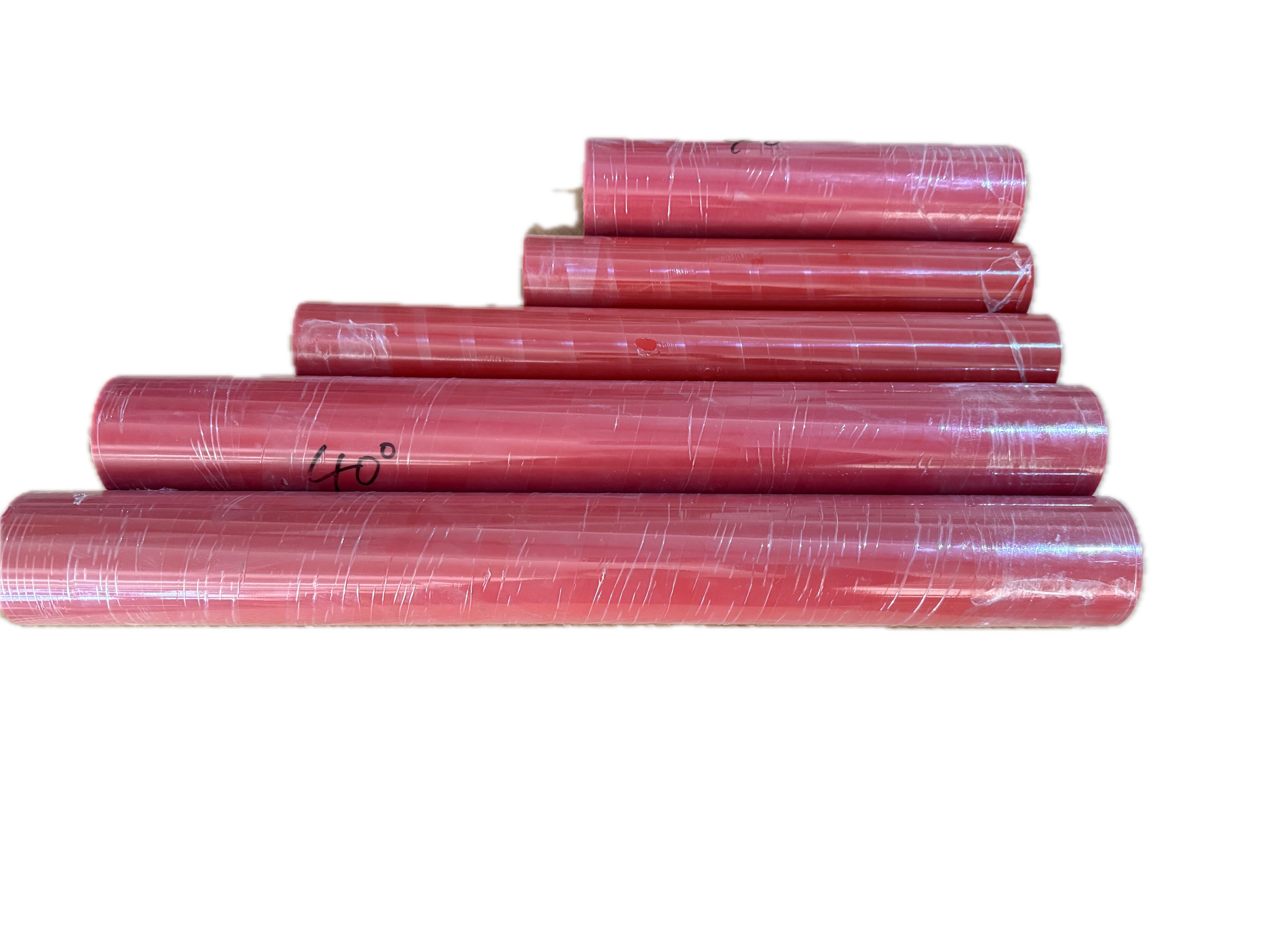 Mingde maquinaria de fabricación rodillo de película 450MM largo para máquina de envolver perfiles